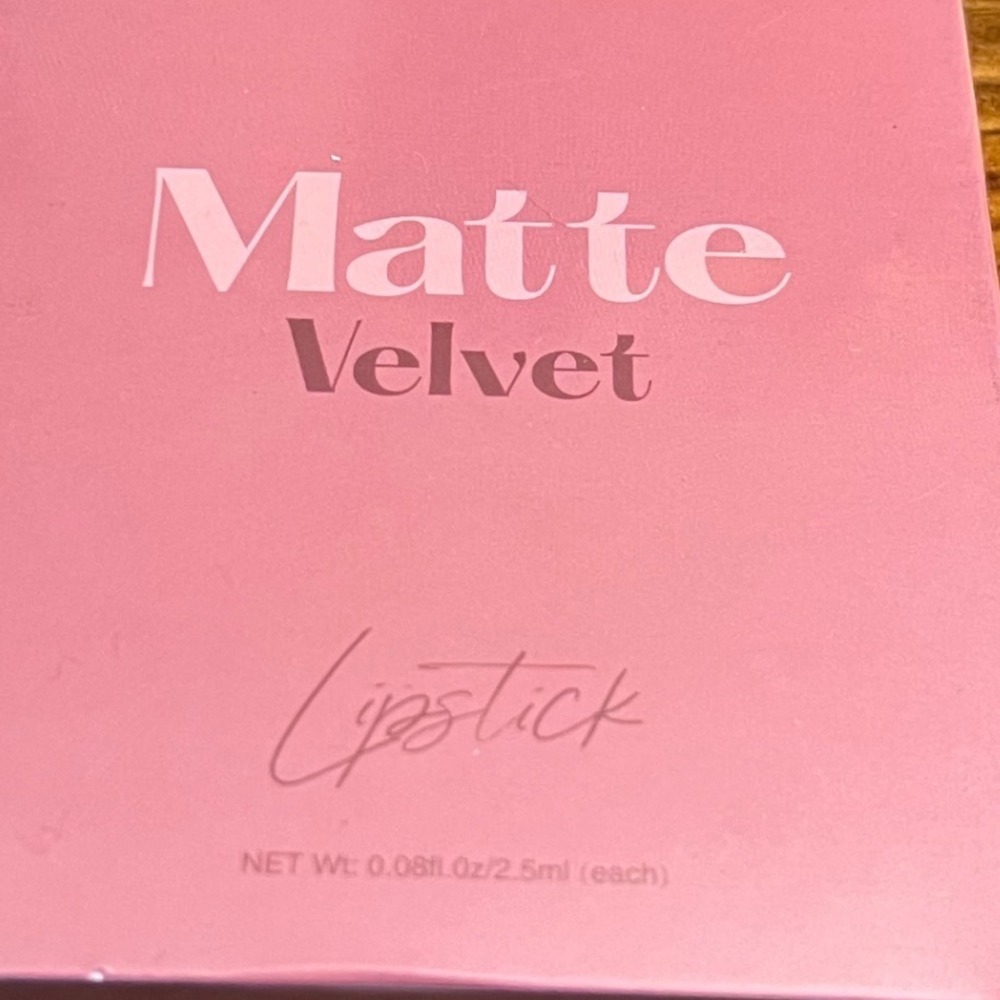 Langmanni Matte Velvet Lipstick Set Women Pink Nude Liquid Lip Kit New